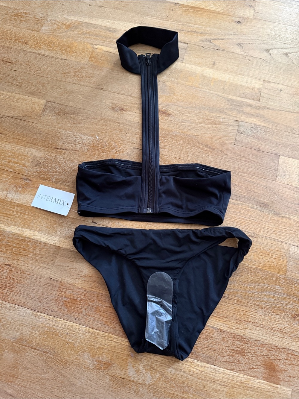 Onia Black Bikini Set with neck strap - Picture 2 of 4